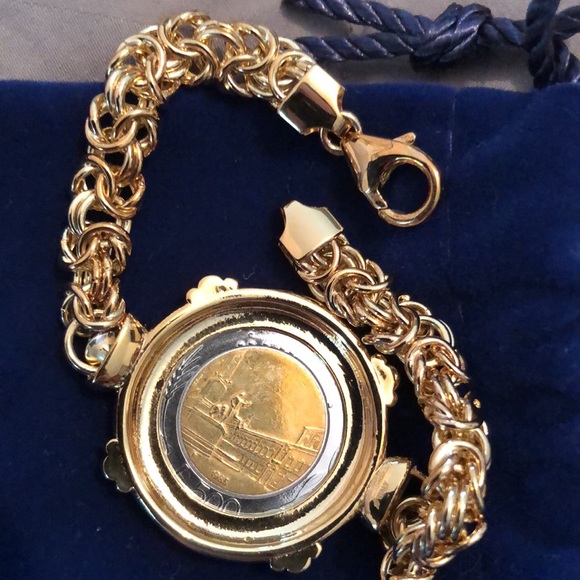 Toscana Italiana 18k Gold Plated Choice Of Size Margherita Chain Bracelet main image 1